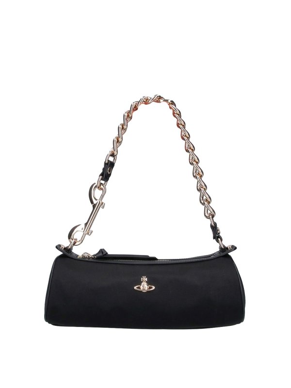 VIVIENNE WESTWOOD: ショルダーバッグ - ショルダーバッグ - 黒