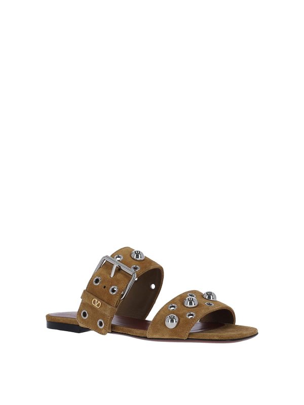 VALENTINO GARAVANI: サンダル online - サンダル - ベージュ