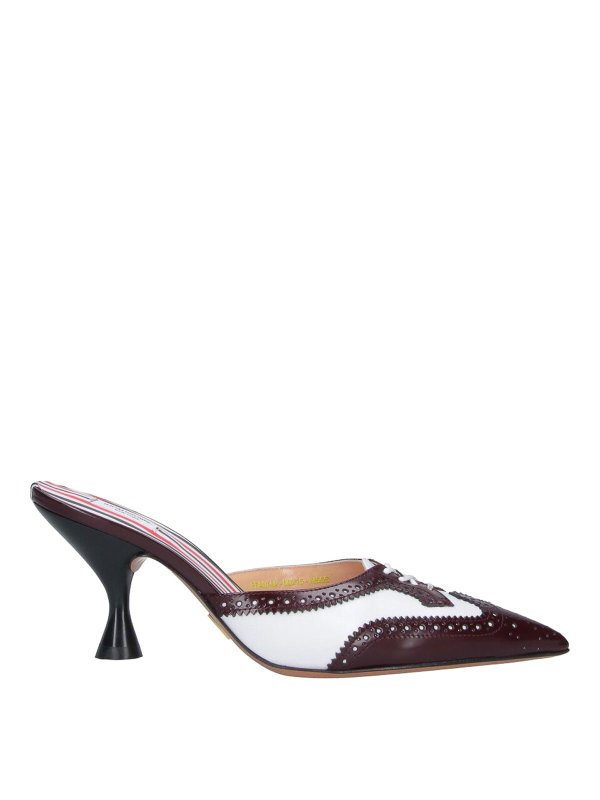 THOM BROWNE: sabot - Mules con tacco