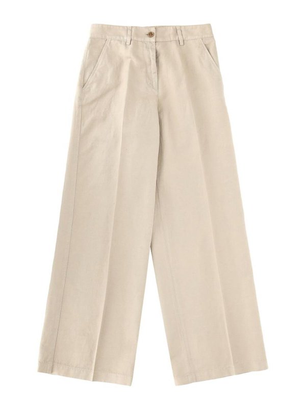 ASPESI: Pantalons casual - Pantalons Décontractés - Beige