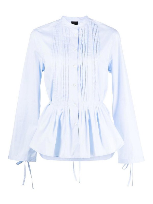 ASPESI: shirts - Peplum button-up shirt