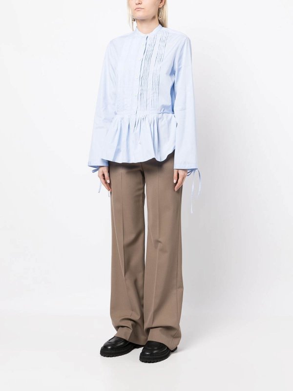 ASPESI buy online Peplum button-up shirt