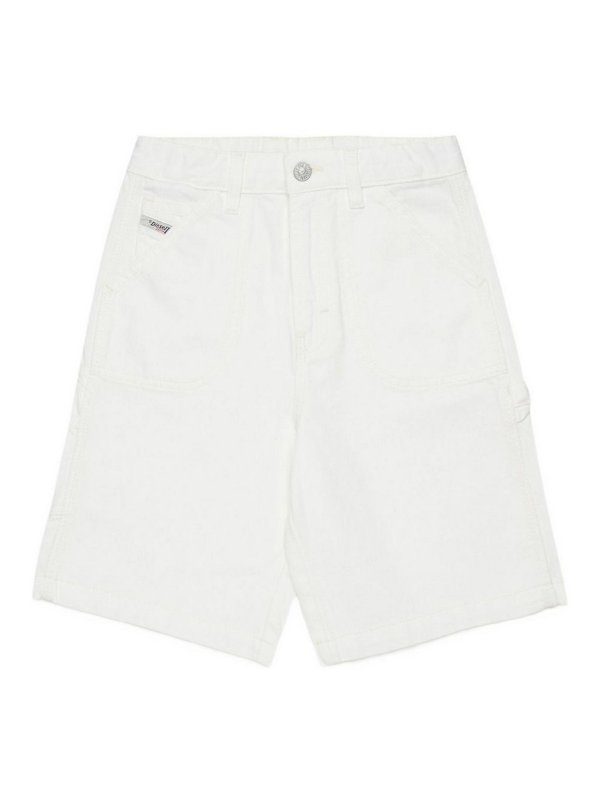 DIESEL: Shorts - Shorts - Blanco