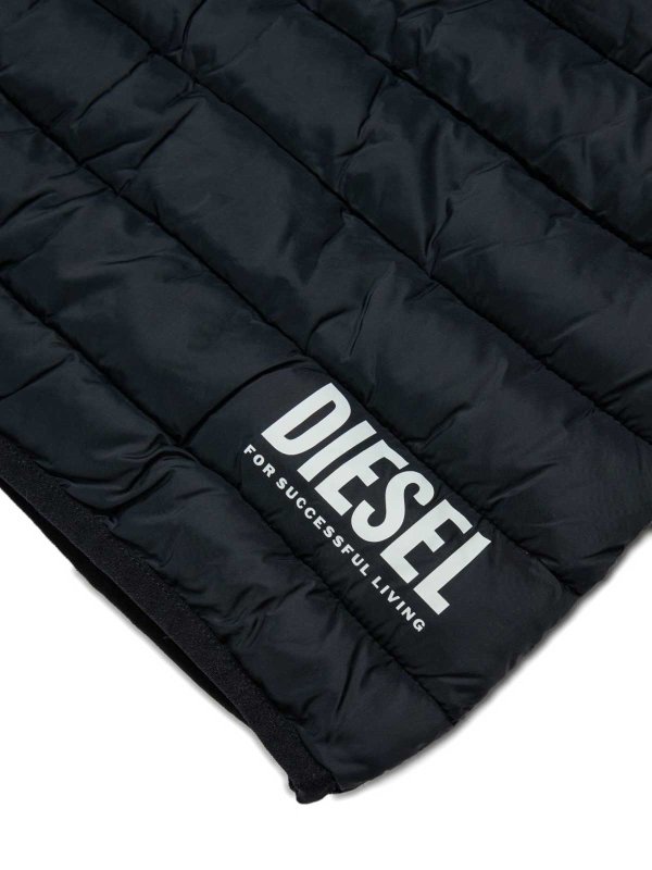 DIESEL: ダウン・ハイテクジャケット online - ダウンジャケット - 黒
