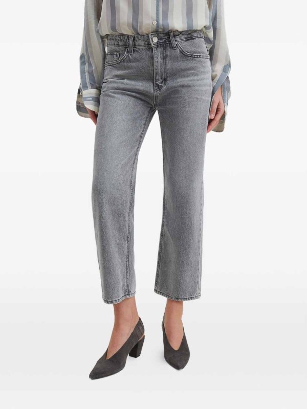 The Best Shops THE FRANKIE SHOP: Jeans Rectos - Vaqueros Rectos - Gris