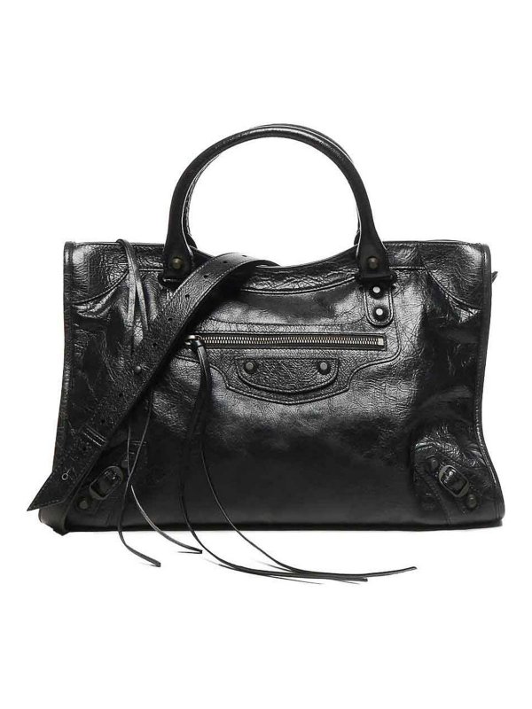 BALENCIAGA: トートバッグ - トートバッグ - 黒