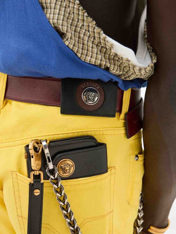 VERSACE: straight leg jeans online - Straight jeans