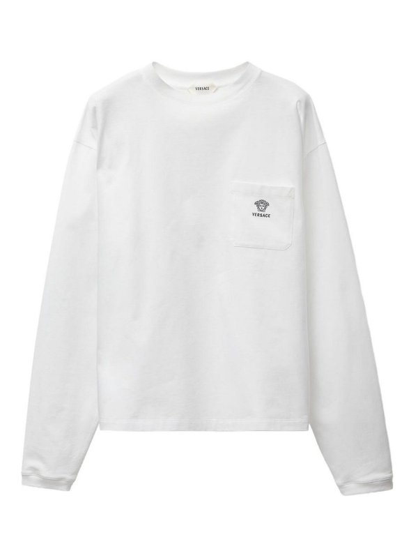 VERSACE: T-shirts - T-Shirt - Weiß