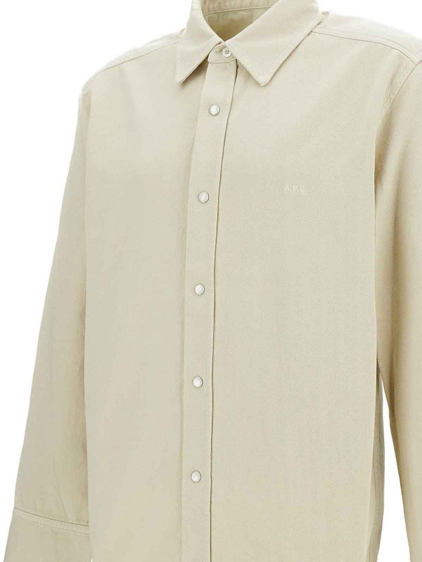 The Best Shops A.P.C.: Chemises - Chemise - Beige
