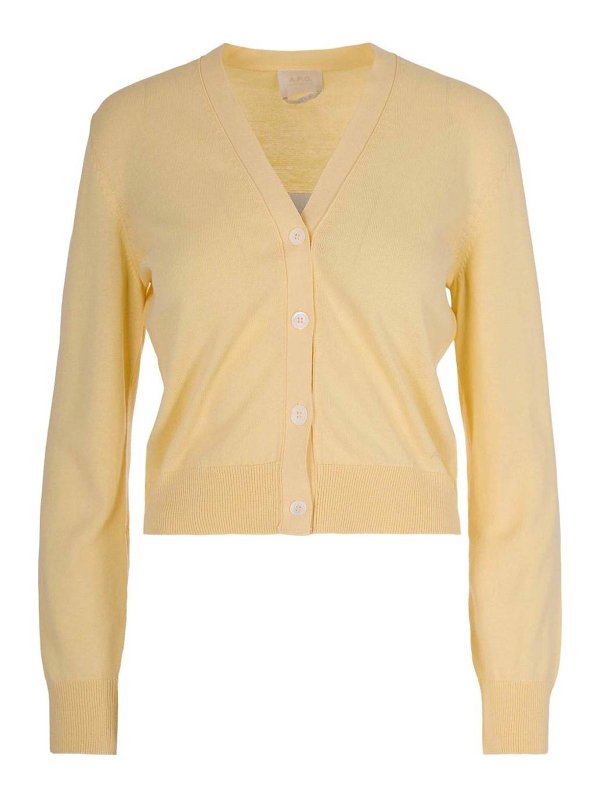 A.P.C.: maglia collo a v - Maglione con scollo a V