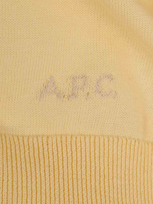 A.P.C.: maglia collo a v online - Maglione con scollo a V