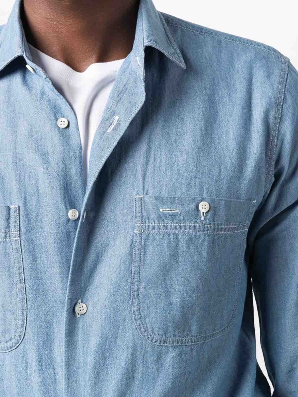 ASPESI: shirts online - Chambray work shirt