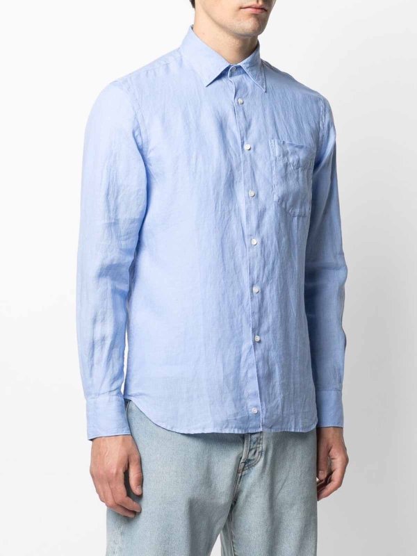 ASPESI: Camisas online - Camisa - Azul Claro