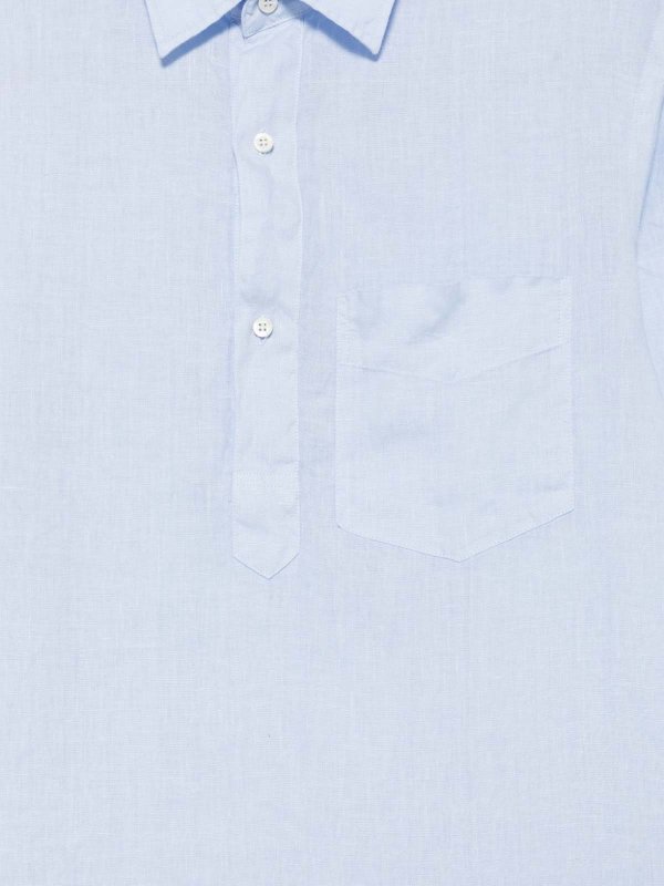 The Best Shops ASPESI: shirts - Half-button long-sleeved shirt