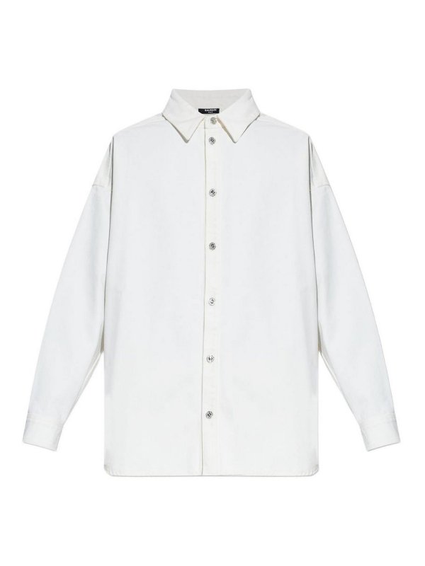 Balmain: shirts - Denim shirt