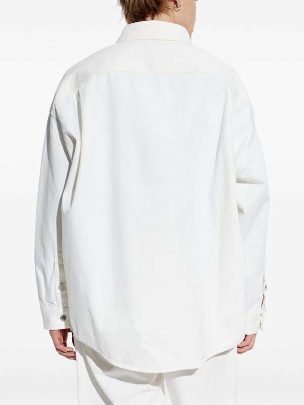 Balmain: shirts online - Denim shirt