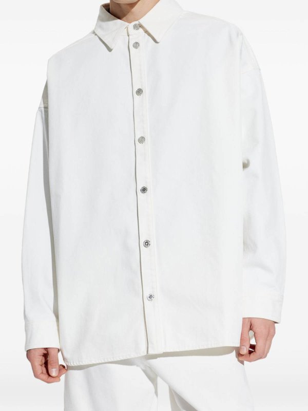 Denim shirt shop online: Balmain