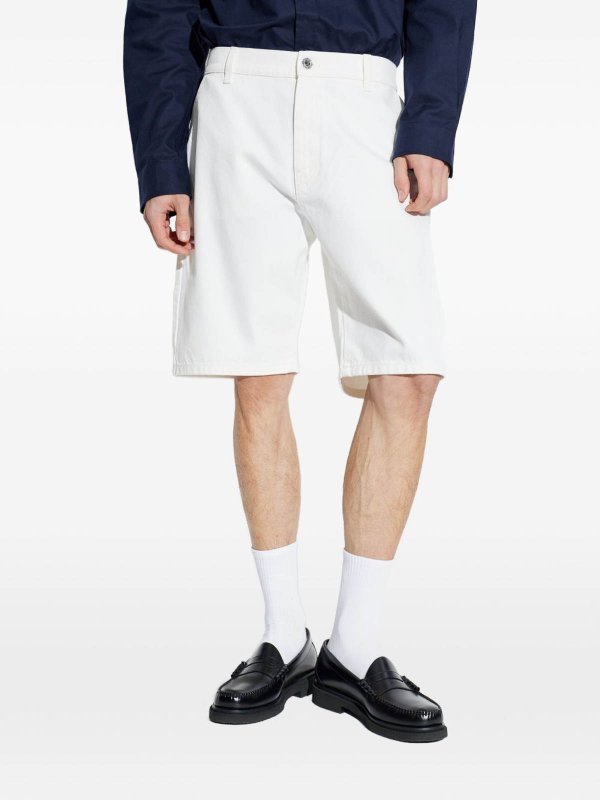 Balmain buy online Denim shorts with application