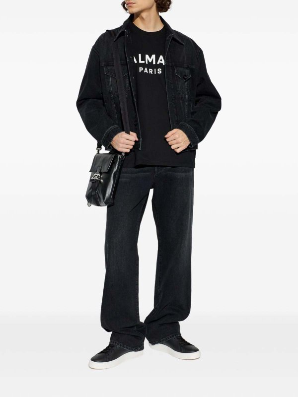 Balmain buy online デニムジャケット - 黒