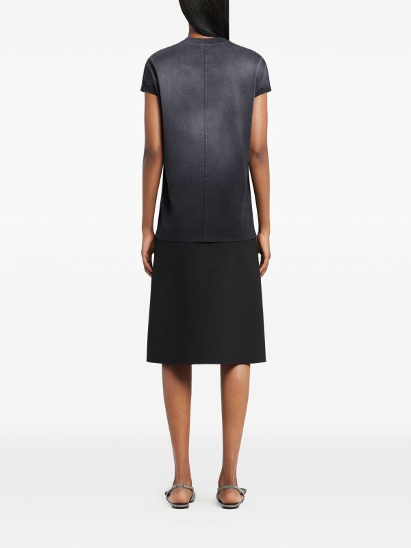 Courreges: Camisetas online - Camiseta - Negro
