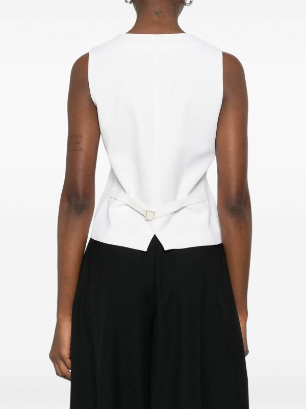 ウェストコート/ジレ - 白 shop online: MAX MARA STUDIO