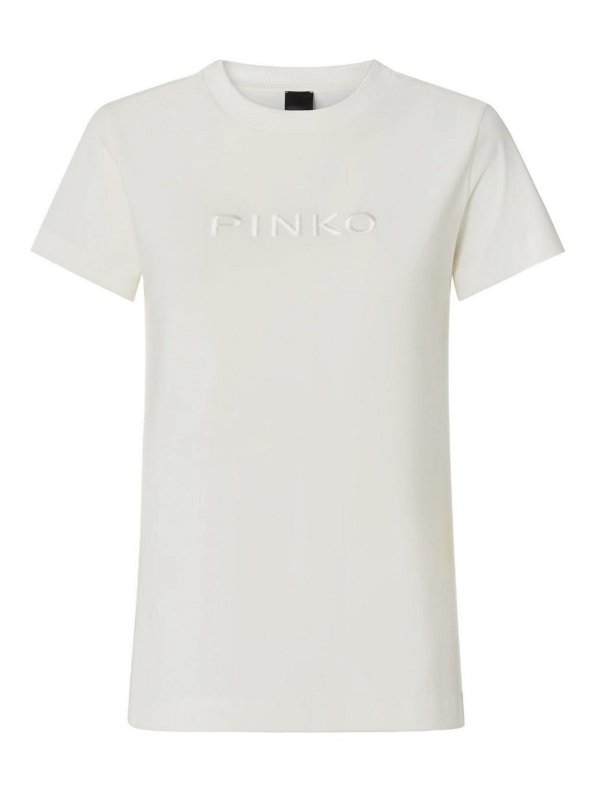 Pinko: T-shirts - T-Shirt - Weiß