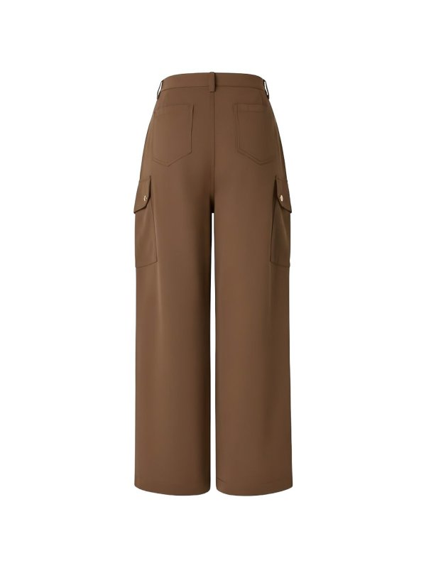 Pinko: pantaloni casual online - Pantaloni fluidi in cotone