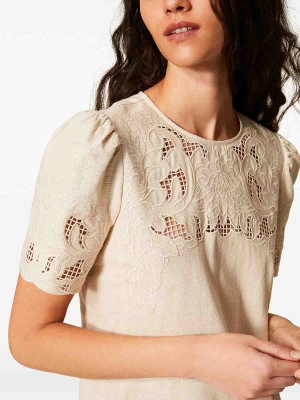 Robe Courte - Beige Clair shop online: TWINSET