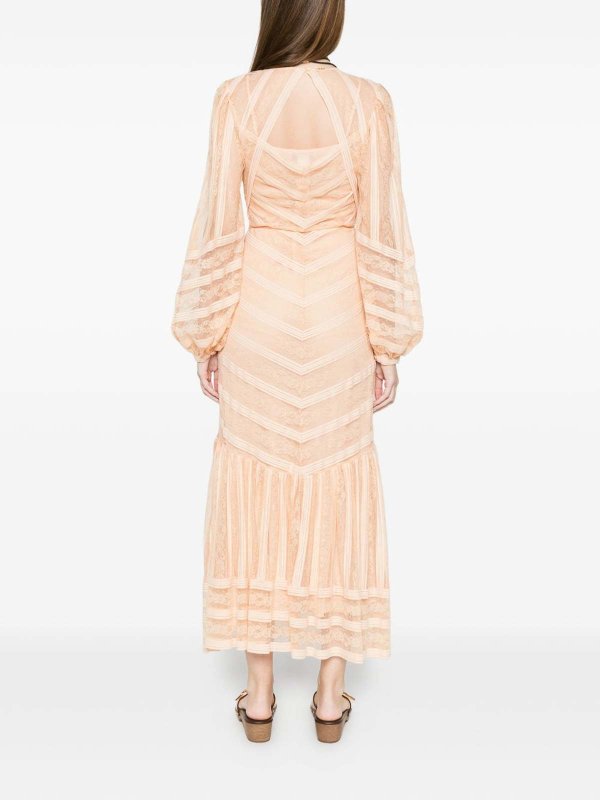 The Best Shops TWINSET: Maxikleid - Nude