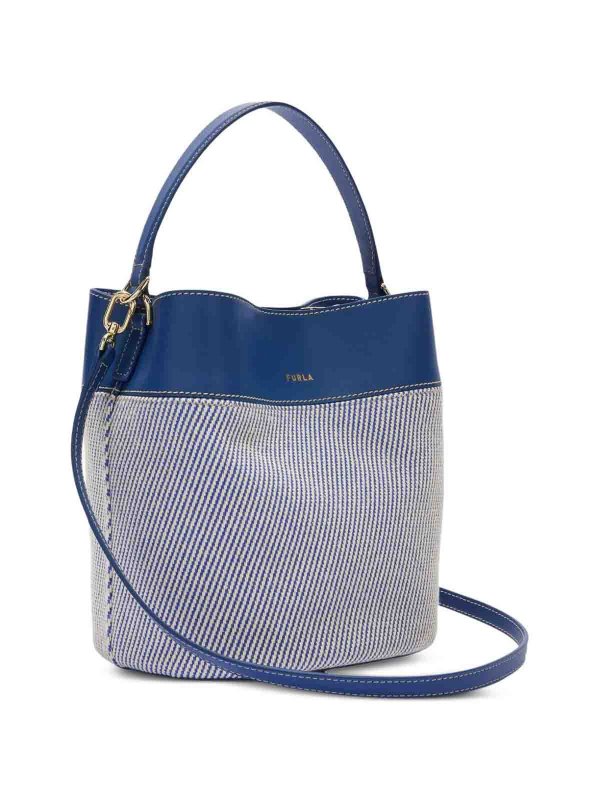 バケットバッグ - ミディアムウォッシュ shop online: FURLA