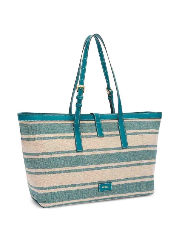 トートバッグ - 緑 shop online: FURLA