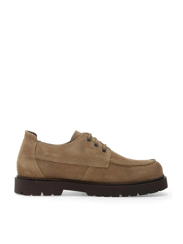 BIRKENSTOCK: ロファー＆スリッパ - ローファー - グレー