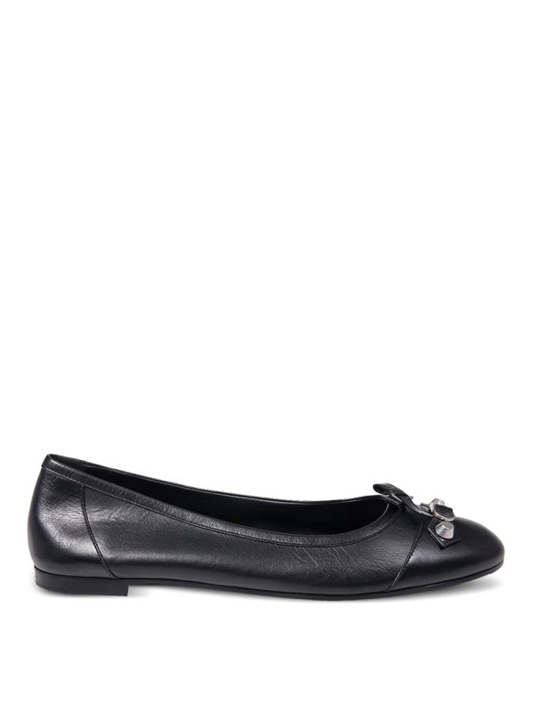 BALENCIAGA: フラットシューズ - フラットシューズ - 黒