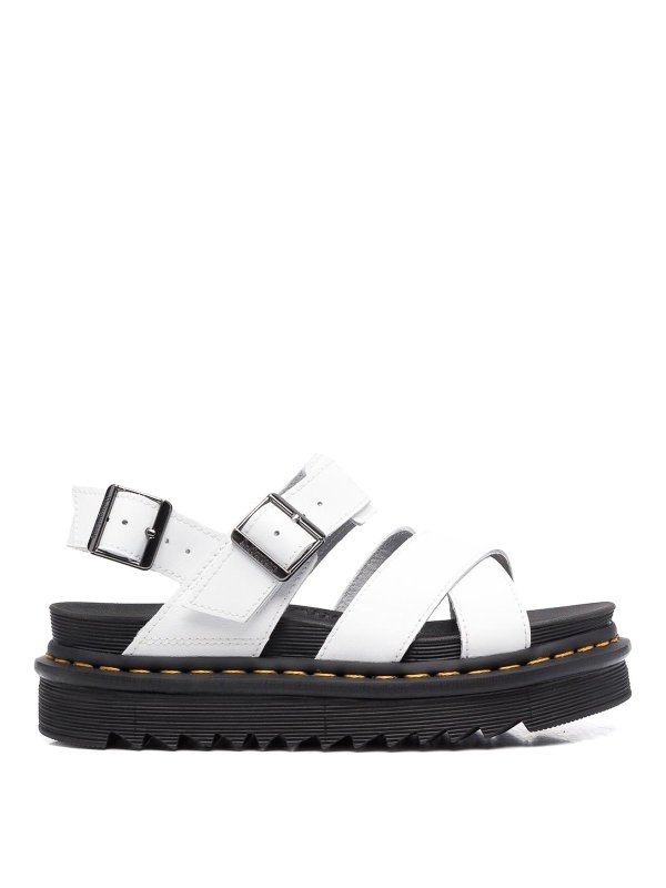 DR. MARTENS: Sandalen - Sandalen - Weiß