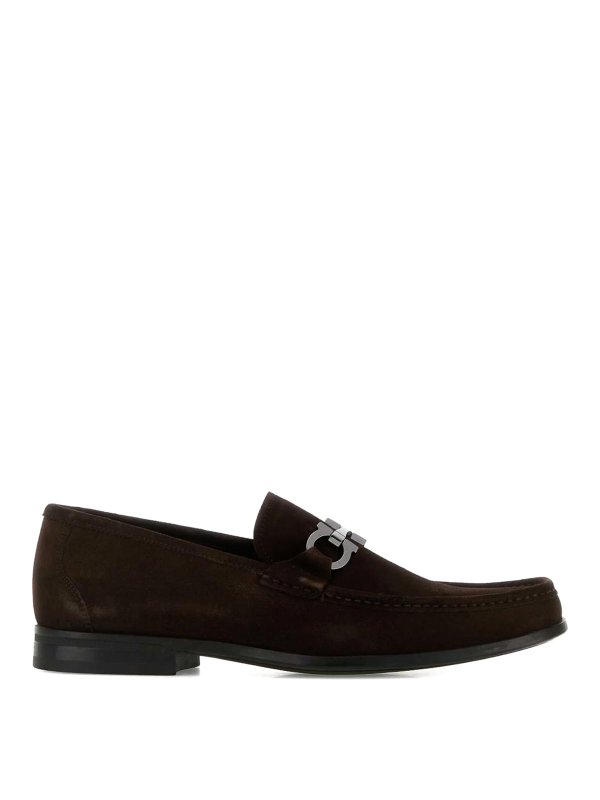 SALVATORE FERRAGAMO: ロファー＆スリッパ - ローファー - ブラウン