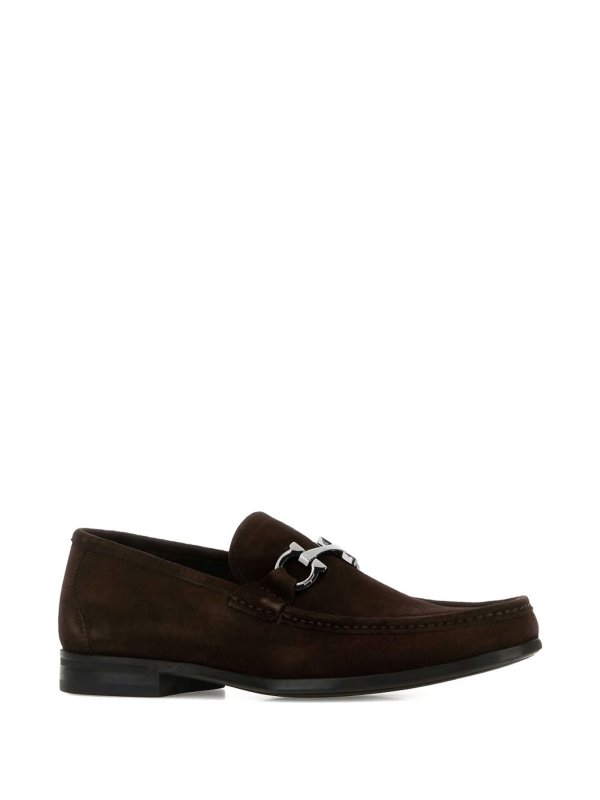 SALVATORE FERRAGAMO: ロファー＆スリッパ online - ローファー - ブラウン