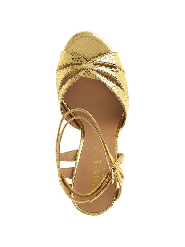 TWINSET: Sandalen online - Sandalen - Metallic