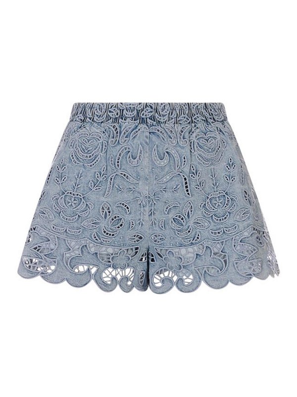 ALICE+OLIVIA: Jeans Rectos - Vaqueros Rectos - Azul