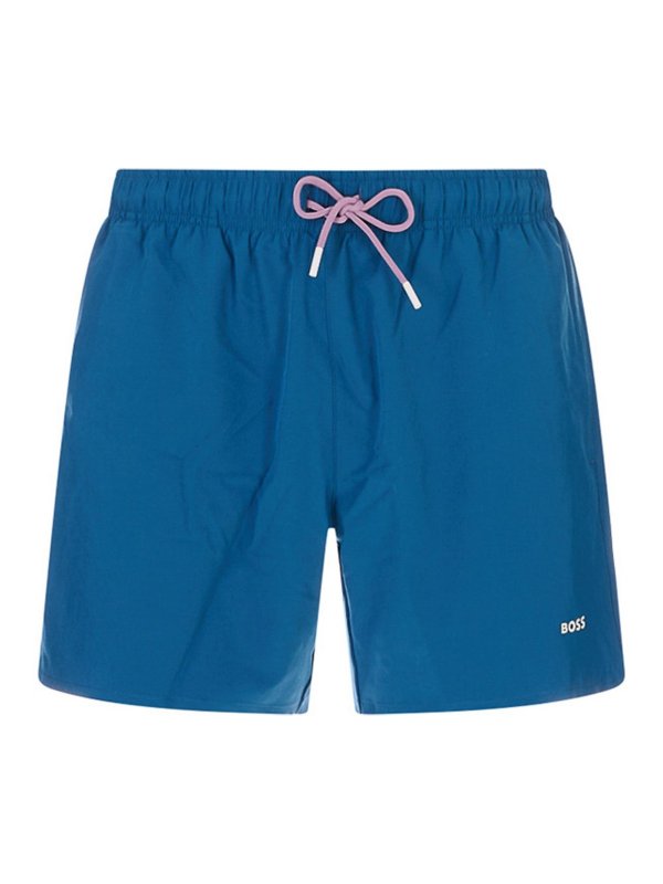 Hugo Boss: Badeanzüge und Badehosen - Badehose - Blau