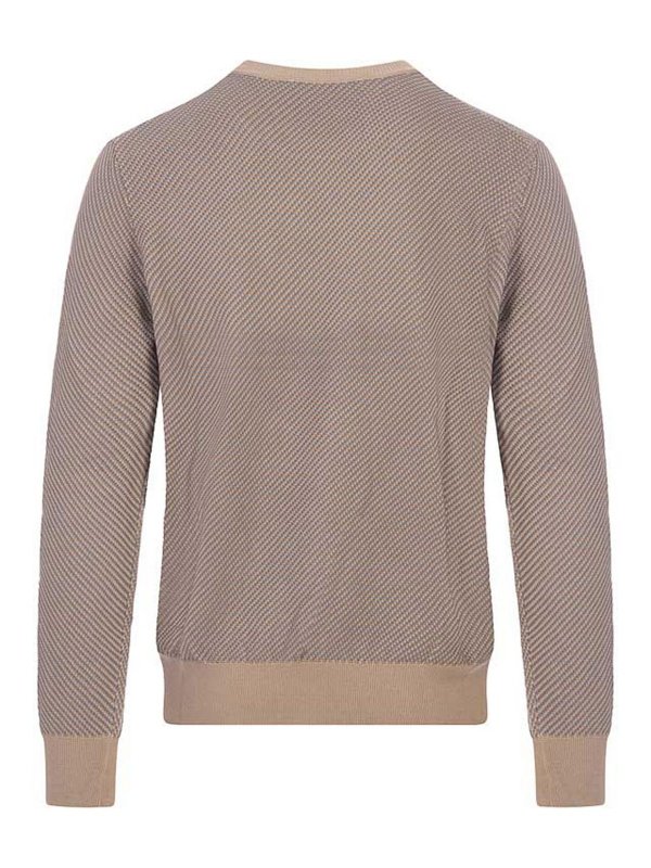 Hugo Boss: クルーネック online - クルーネック - ブラウン