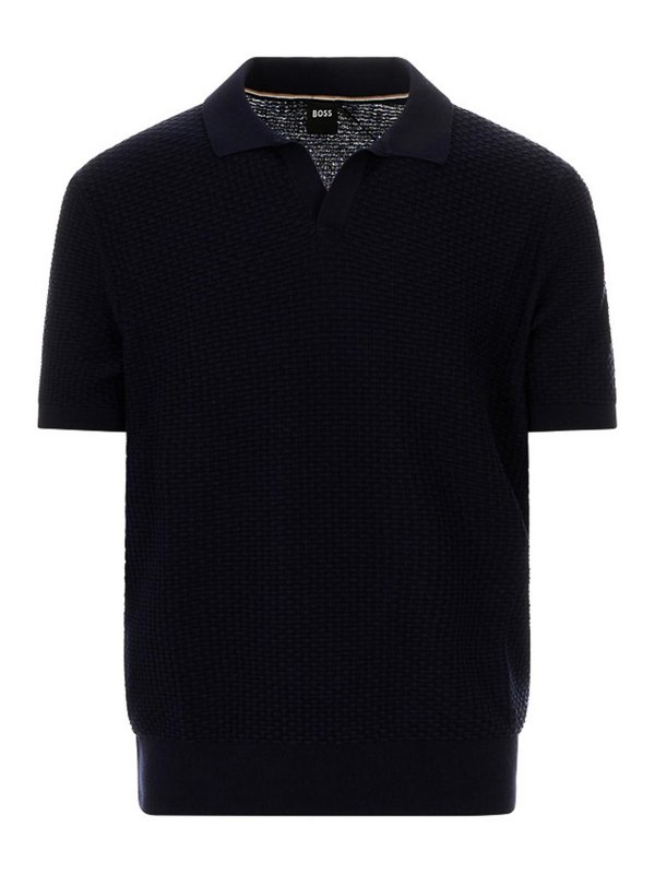 Hugo Boss: Poloshirts - Poloshirt - Blau