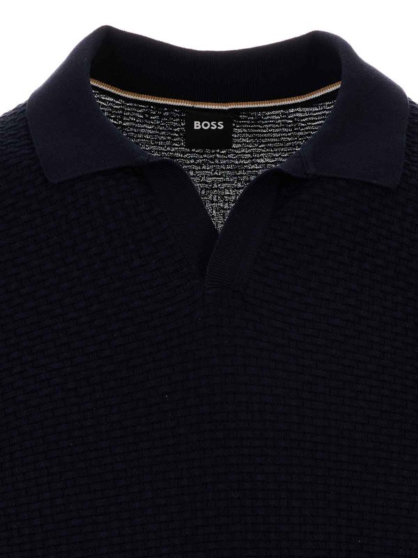 The Best Shops Hugo Boss: Poloshirts - Poloshirt - Blau