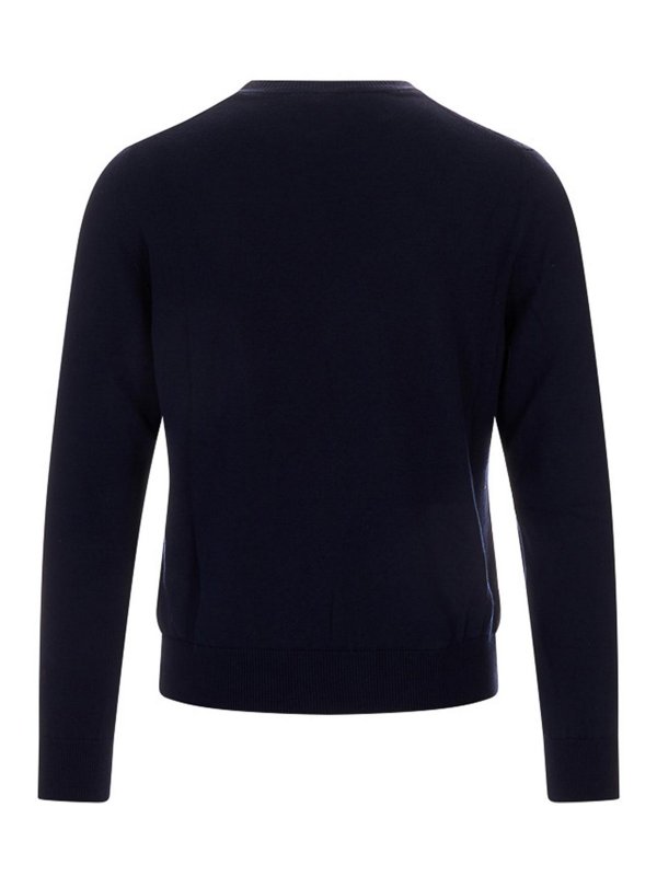 CANALI: Suéteres con cuello pico online - Suéter Cuello Redondo - Azul