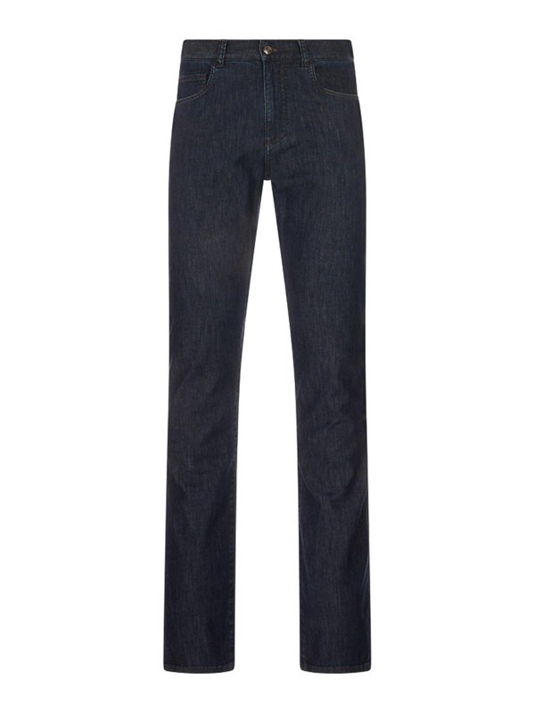 CANALI: straight leg jeans - jeans