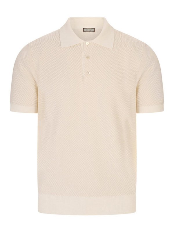 CANALI: Polos - Polo - Blanco