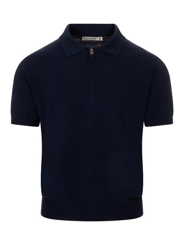 CANALI: Polos - Polo - Azul