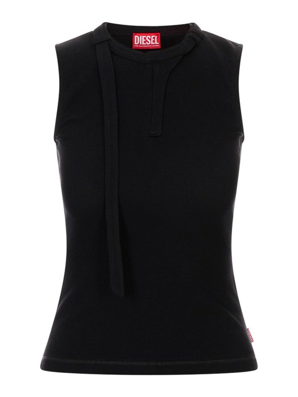 DIESEL: Tops & Débardeurs - Top - Noir