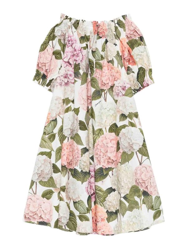 Dolce & Gabbana Jr: Knielange Kleider online - Knielanges Kleid - Bunt