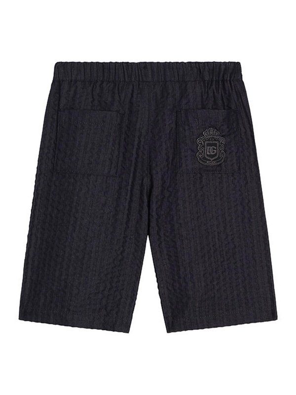 Dolce & Gabbana Jr: トラウザーショーツ online - ショートパンツ - ブルー