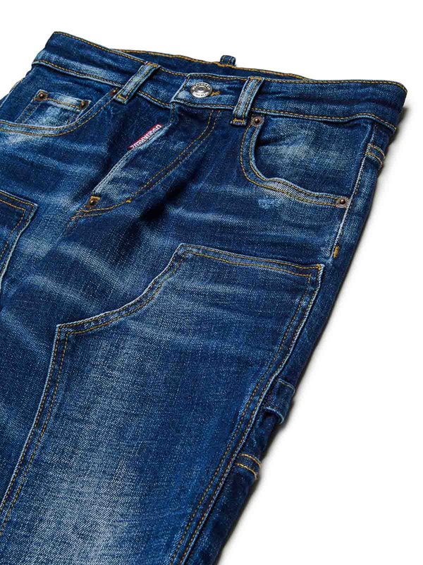 The Best Shops DSQUARED2: Jeans Rectos - Vaqueros Rectos - Azul